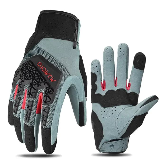 Gants de moto certifiés CE maille Textile ventilé moto aventure gants de tourisme Motocross DH MX vt