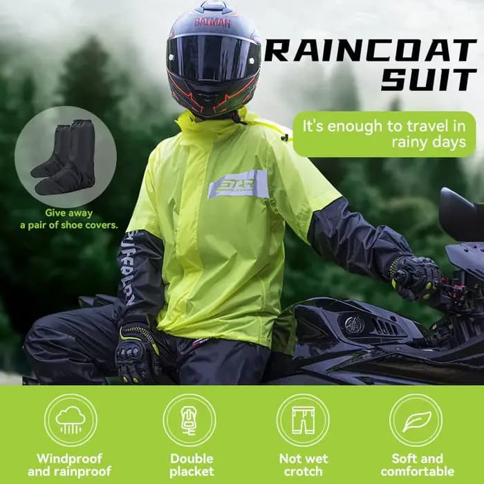 Star Field Knight-Ensemble de vêtements d'équitation de moto pour hommes et femmes, imperméable, pan