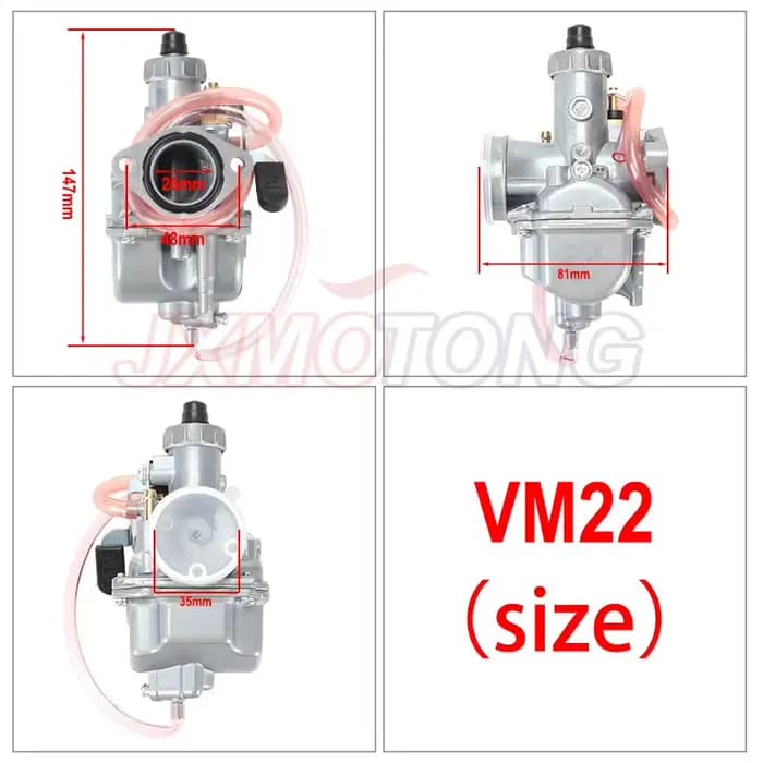 VM22 26mm carburateur Carb Performance tuyau d'admission principal 38mm Kit de filtre à Air pour Pre