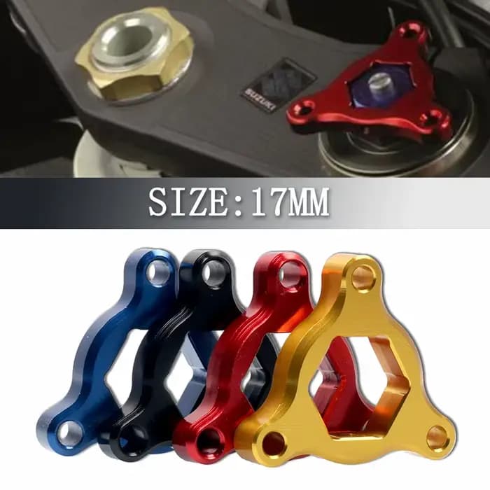 Ajusteurs de précharge de fourche de la suspension 17mm d'accessoires de moto adaptés pour YZF-R6 YZ