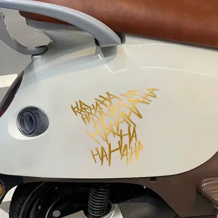 HAHAHA réflecteur Moto casque autocollants Moto accessoires décalcomanie pour Yamaha R1 R3 MT07 R7 Y