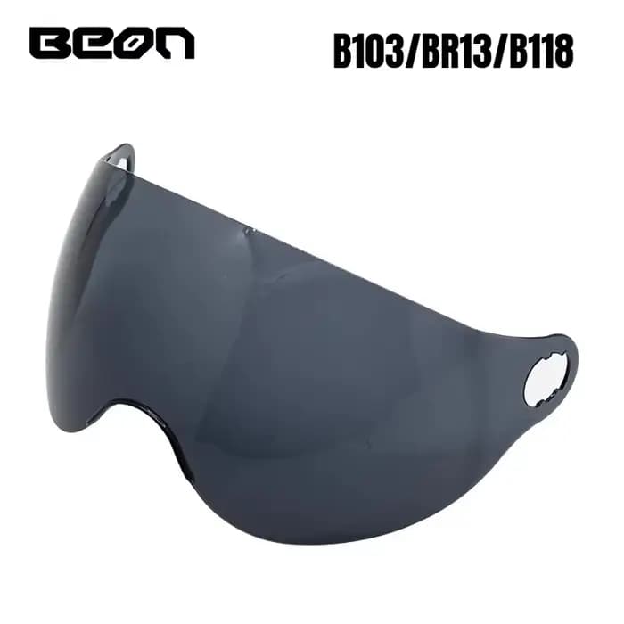 Visières pour demi-casques BEON B-102, B-103, B-105, BR13 – Lentilles étendues, pare-vent et protect
