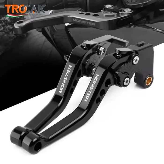 Leviers d'embrayage de frein courts réglables CNC pour moto DucSauMonster, 2022, 696, 695, 796, 400