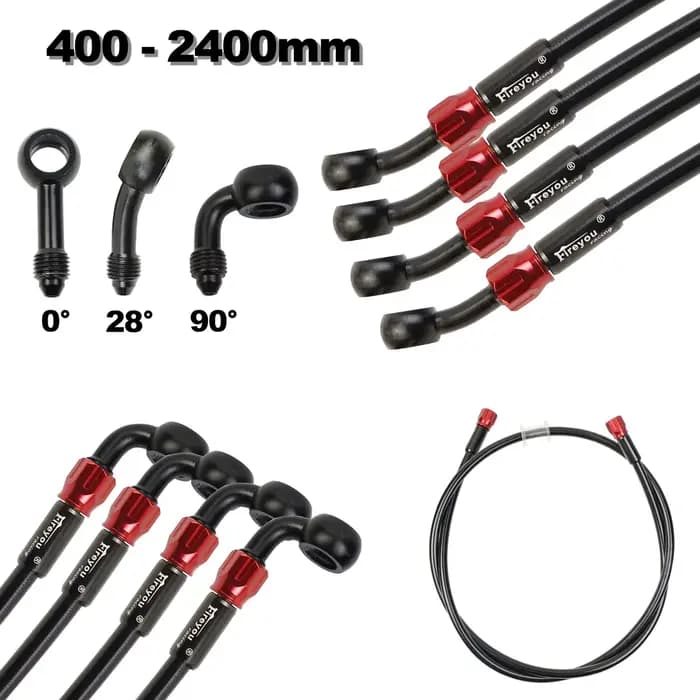 Tuyau de frein de moto 10mm AN3 Tube d'embrayage hydraulique maître-cylindre huile de frein DOT tuya