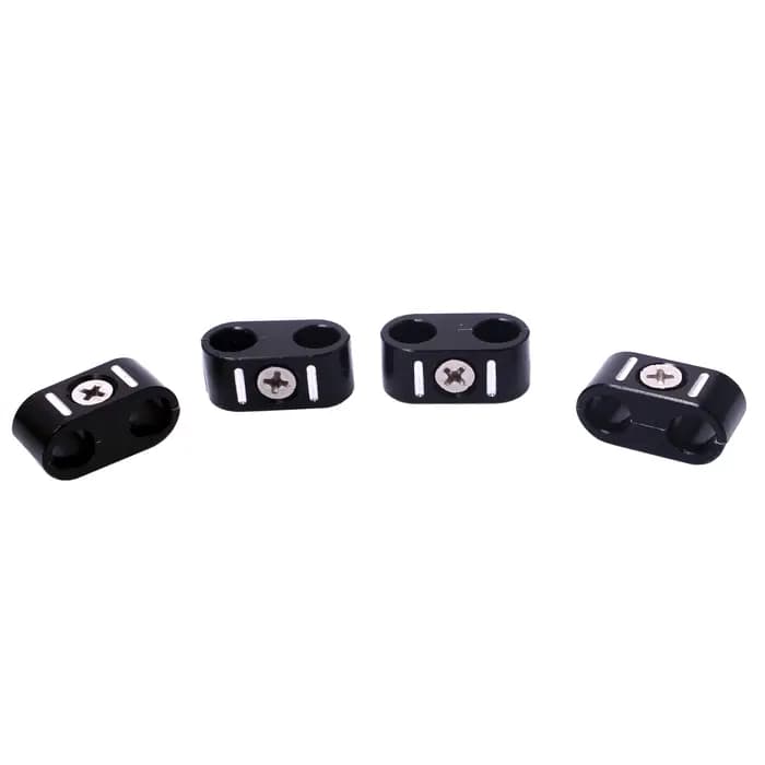 Pince de câble d'accélérateur de frein de moto universelle, 4 pièces, support de Clip, organisateur