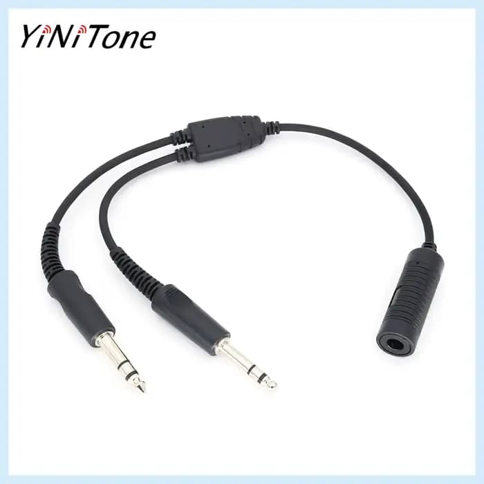 Adaptateur casque double usage | 7,1 mm-PJ068/PJ055 | Économisez de transporter des casques supp