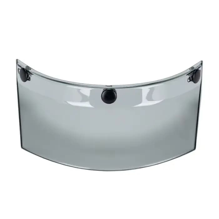 Visière de casque de moto rétro facile à installer, boucle à 3 broches, visière de remplacement clas
