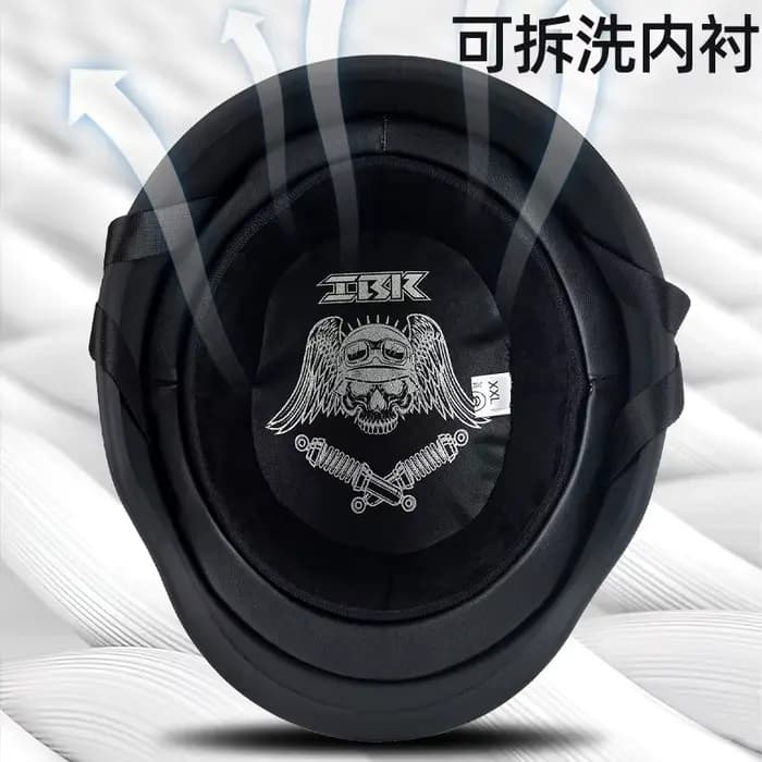 Casque de Soldat Allemand pour Moto, Demi-casque Rétro Harley, Été, Certification 255.Scoop, Voiture