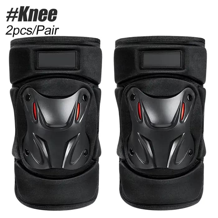 1 paire de genouillères pour moto, équipement de protection pour moto, protections pour genoux, tout