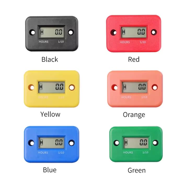 Compteur horaire numérique à écran LCD étanche, minuterie inductive pour vélo, moto, motoneige RL, m