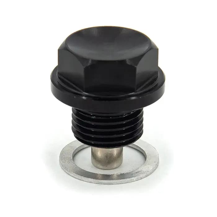 Boulon de vidange d'huile magnétique en aluminium, écrou de vidange de puisard, M8, M10, M12, M14, M