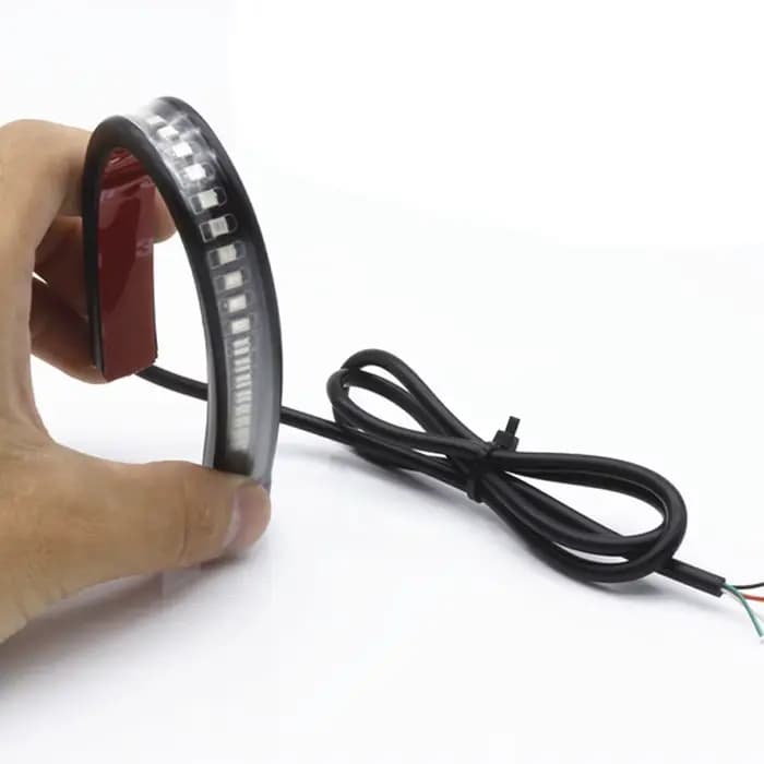 Bande de barre lumineuse Flexible pour moto, 48 LED, frein arrière pour Indian Scout Bobber Mt 09 Ke