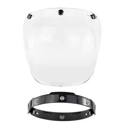 Visière de bouclier à bulles pour casque de moto, Protection UV Anti-buée, lentille HD pour casque r
