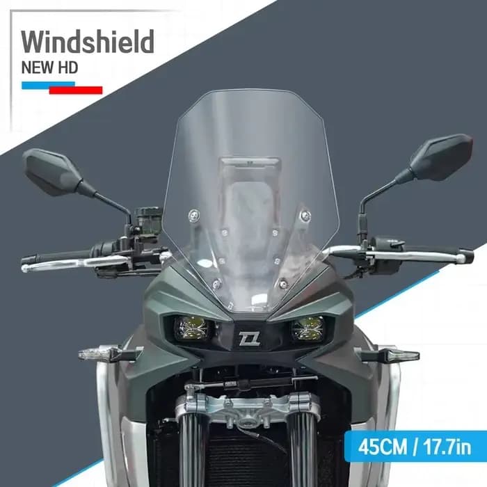 KY800X accessoire moto avec pare-brise surélevé adapté au rallye Colonial Kove 800X KY 800X 800 X pa