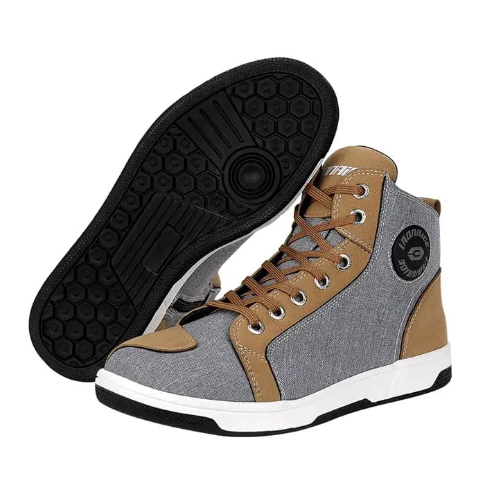 Nouvelles bottes de moto pour hommes résistant à l'usure Portasde chaussures décontractées bottes de