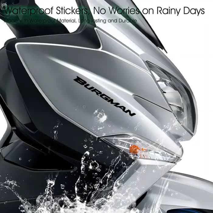 Autocollants lumineux imperméables pour moto, pour Suzuki BURGMAN 400 650 125 200 AN 250 AN250 AN400