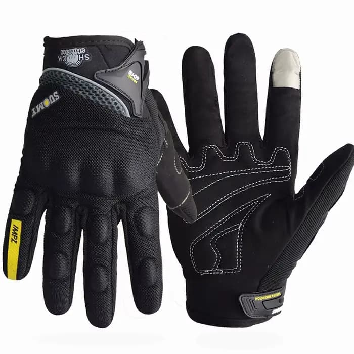 SUOMY-Gants de Moto de Course Respirants à Doigts Complets, Qualité Stylée, Décorée, Antidérapante,