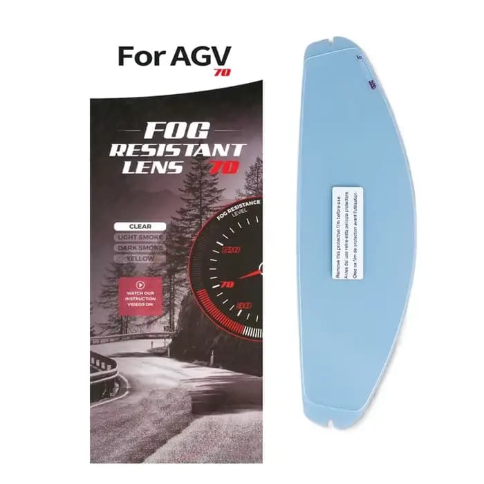 Film Anti-buée pour casques AGV K5 K3SV K1, visière, autocollant Anti-buée, accessoires complets pou