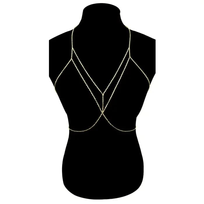 Chaîne de corps sexy et élégante pour femme, chaîne de poitrine et de clavicule, avec pampilles, acc