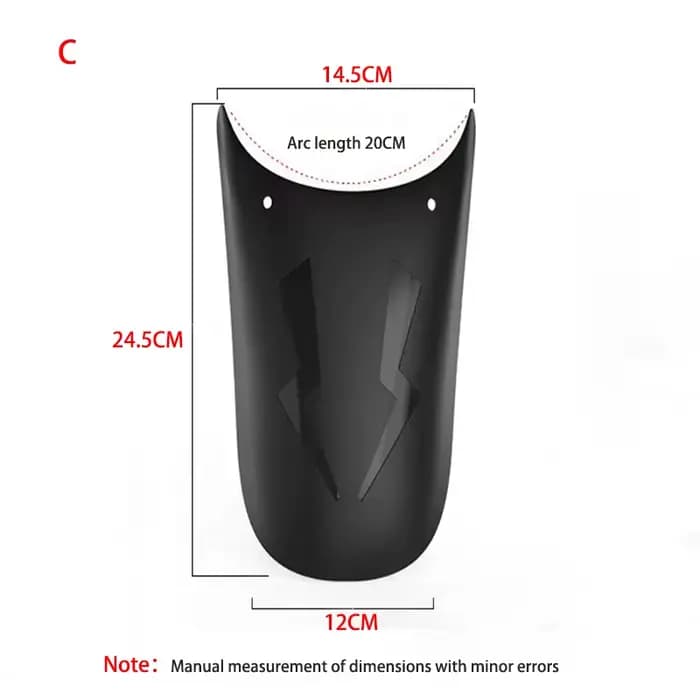 Garde-boue universel pour moto, Extension de roue arrière ou avant, garde-boue, protection contre le