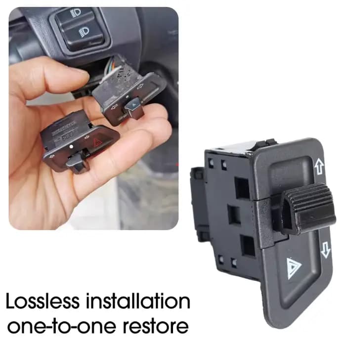 Bouton de commutation de clignotant de moto, double flash, marche, arrêt, démarrage, véhicules élect