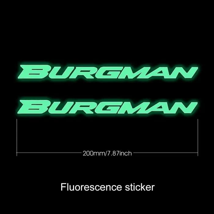 Autocollants lumineux imperméables pour moto, pour Suzuki BURGMAN 400 650 125 200 AN 250 AN250 AN400