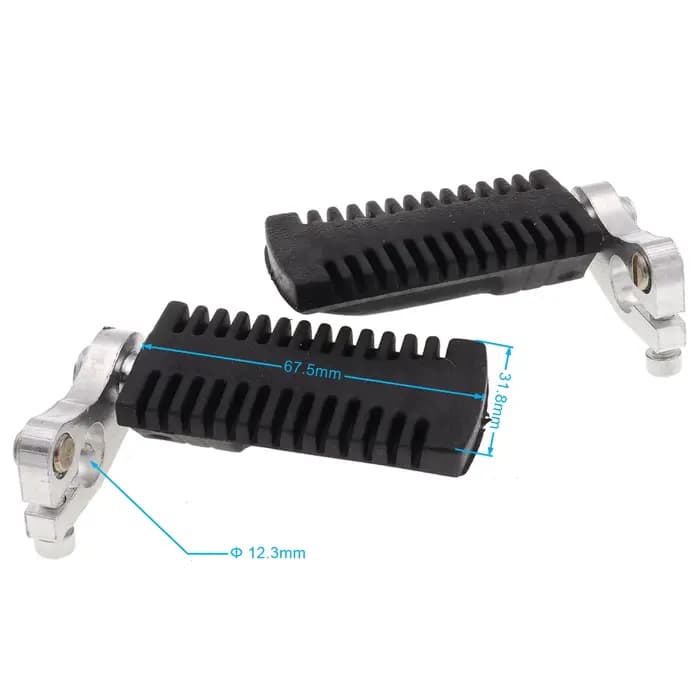 Pédales de moto, repose-pieds pour mini moto 47cc 49cc Pocket D343, façades RL