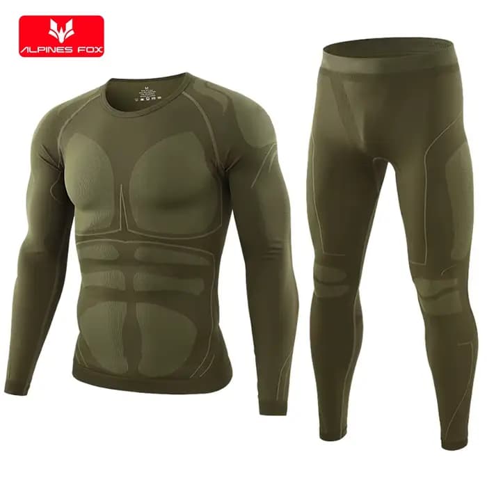 Combinaison de moto d'hiver à séchage rapide, ensemble de sous-vêtements de Motocross, chaud, respir