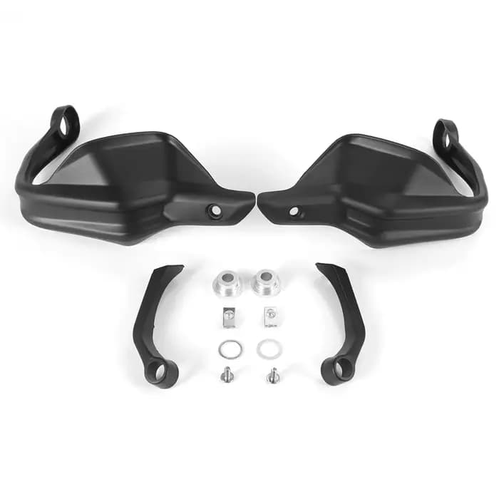 Protection des mains pour moto, protection contre le vent, couverture noire/aspect carbone pour BMW