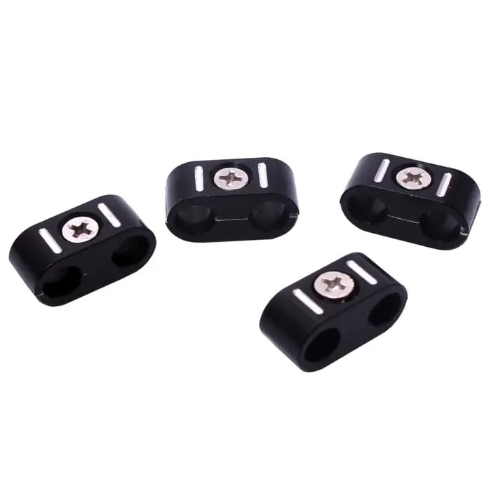 Pince de câble d'accélérateur de frein de moto universelle, 4 pièces, support de Clip, organisateur