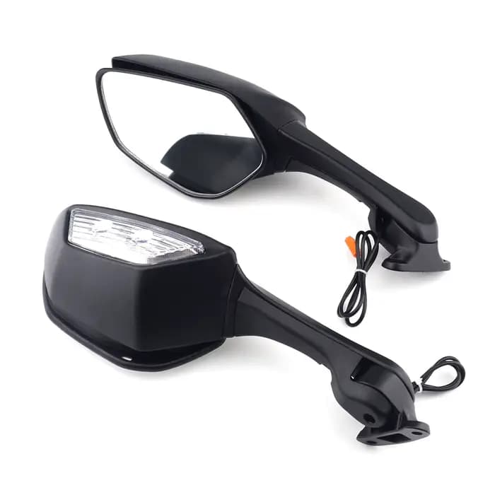 Rétroviseurs latéraux avec clignotants LED, pour Kawasaki Ninja300 EX300 2013-2017 /Ninja400 EX400 2