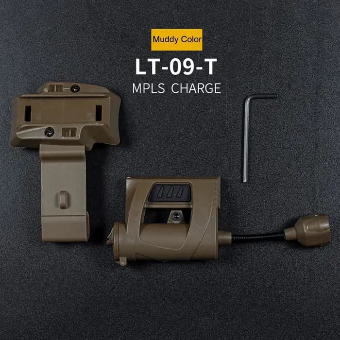 Dulhelmet-Lampe de poche LED 3 modes, éclairage de nuit extérieur pour la chasse au laser, le cyclis