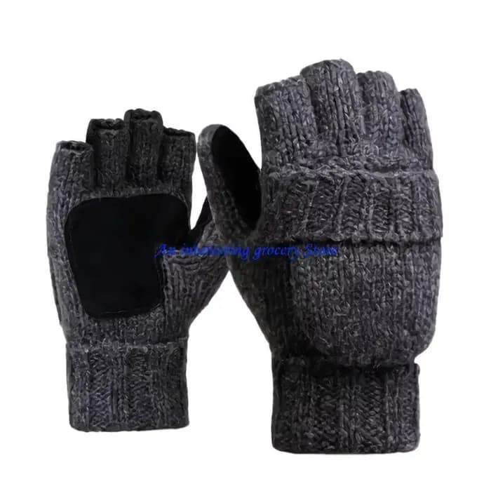 Gants d'hiver 652D, mitaines sans doigts, gants Sport en plein air, gants d'isolation thermique