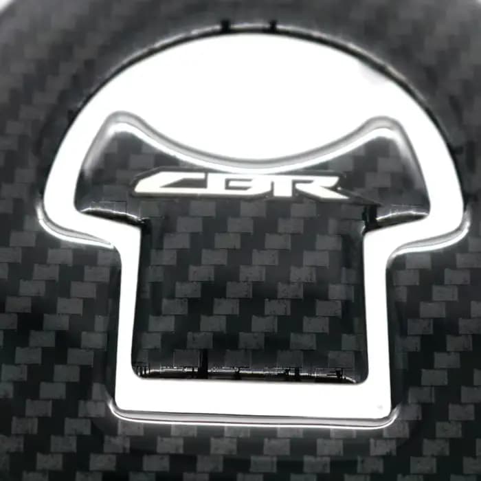 Autocollant 3D en Fiber de carbone pour réservoir de carburant de moto, autocollants de protection d