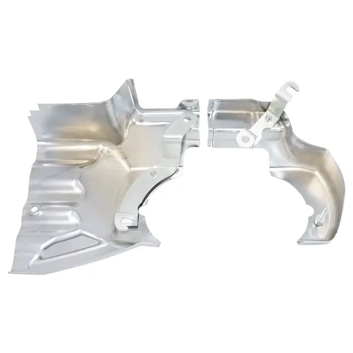 Couvercle d'interface de Transmission de moteur de moto en aluminium chromé CNC pour Harley Softail
