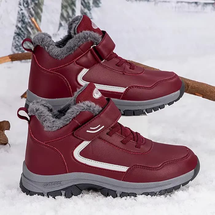 ELUVA bottes thermiques pour hommes bottes de neige d'hiver imperméable anti-dérapant chaud léger co