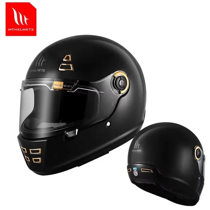 Casque de moto rétro JARmemorial pour hommes et femmes, casque de motocross de croisière quatre sais