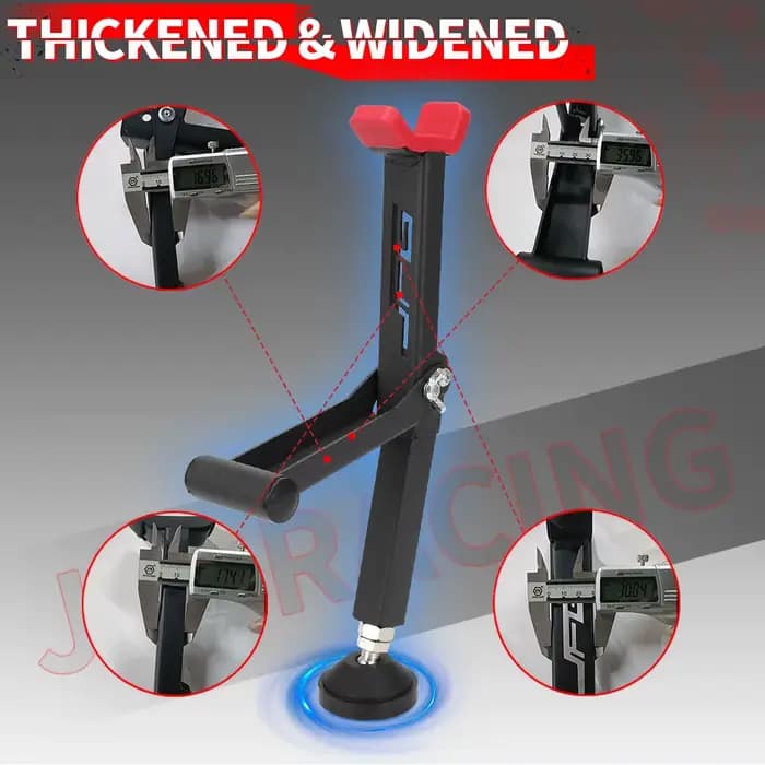 Support de levage de roue de moto, Portable, simple face, Support avant et arrière, outil de réparat