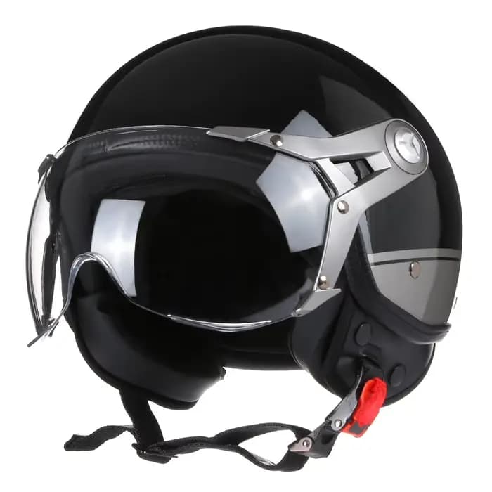 Casque de moto ouvert quatre saisons, Vintage, casque d'équitation, Design élégant, original, pour h