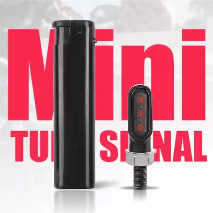 8mm Mini Led Moto clignotant lampe indicateurs clignotant Moto Led pour Honda Yamaha Kawasaki café R