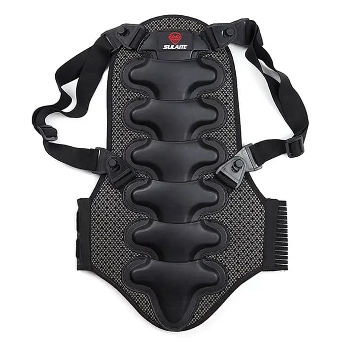 Protection dorsale pour moto, protection optique amovible, coussin dorsal, poignées, vélo de montagn