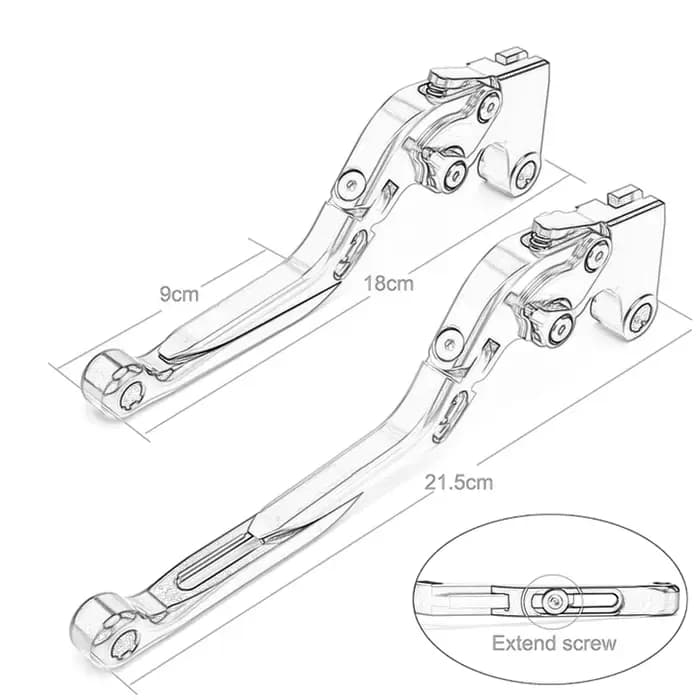 Leviers d'embrayage de frein de moto, poignée pour CBR 1000RR, CBR1000RR, CBR 1000 RR, CBR1000 RR, F