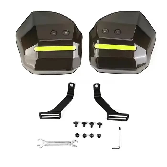 Protection des mains facile à installer et à démonter pour scooter moto ATV avec bande réfléchissant