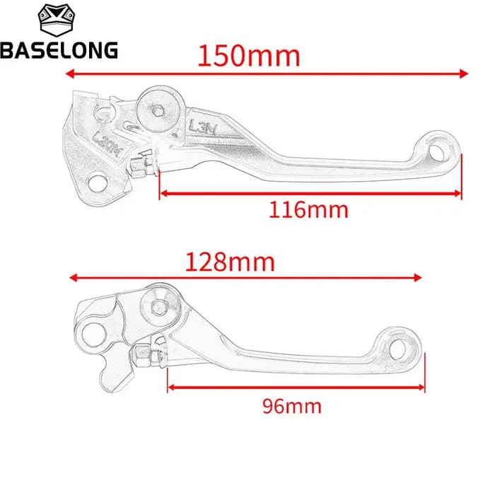 Motocross CNC Pivot Leviers D'embrayage De Frein Pour Yamaha YZ65 YZ80 YZ85 YZ125 YZ125X YZ250 YZ250