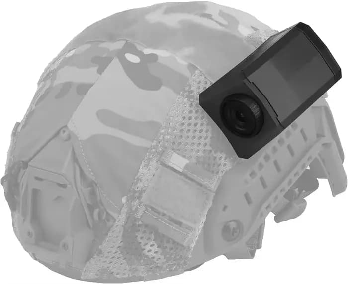 Caméra tactique pour casque avec système de fixation à boucle, accessoire de décoration pour casques