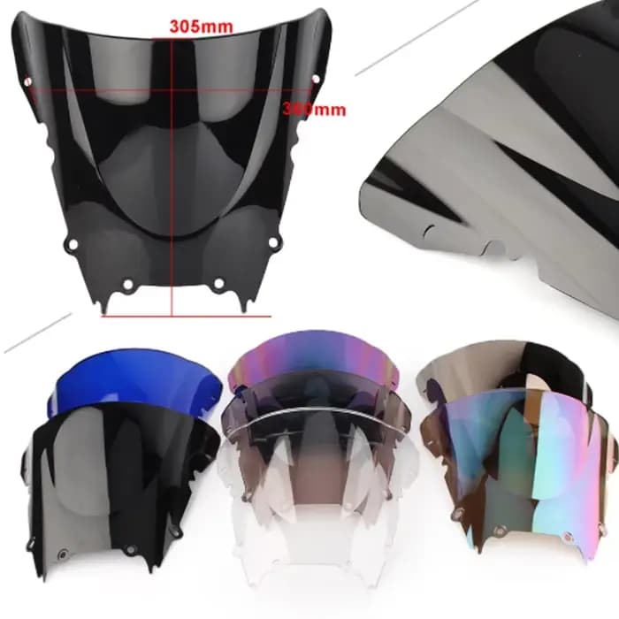 YZF-R6 écran de moto Double bulle pare-brise déflecteur protecteur pare-brise pour Yamaha YZF R6 600