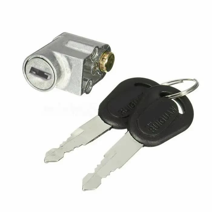 Nouveau Pack de sécurité de batterie, serrure de boîte avec 2 clés, serrure d'allumage en métal pour