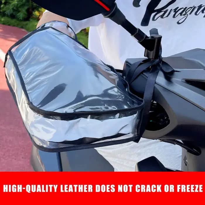 Gants de guidon chauds d'hiver, gants de cyclisme épais et chauds en peluche pour vélo moto, gants c
