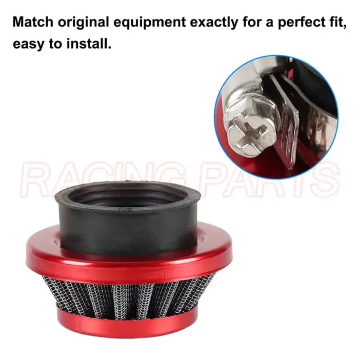 Kit de tube d'admission de modification de filtre à air, ajustement rouge, 2 temps, 47cc, 49cc, Mini