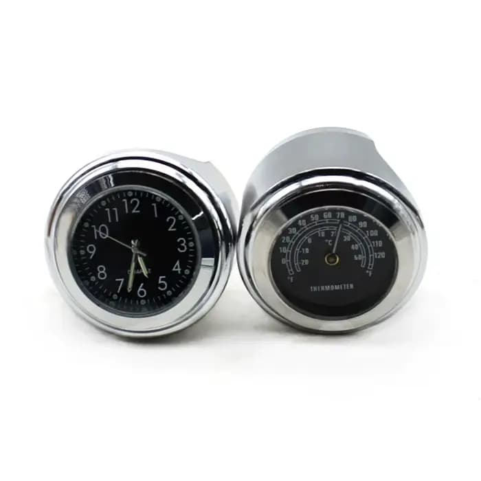 Nordson – horloge et thermomètre étanches pour montage sur guidon de moto, 7/8 "1", adaptés à la plu